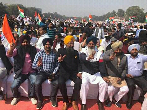 MLAਕੁਲਤਾਰ ਸਿੰਘ ਸੰਧਵਾਂ,ਕੇਜਰੀਵਾਲ ਸਹੁੰ ਚੁੱਕ ਸਮਾਗਮ,ਦਿੱਲੀ।